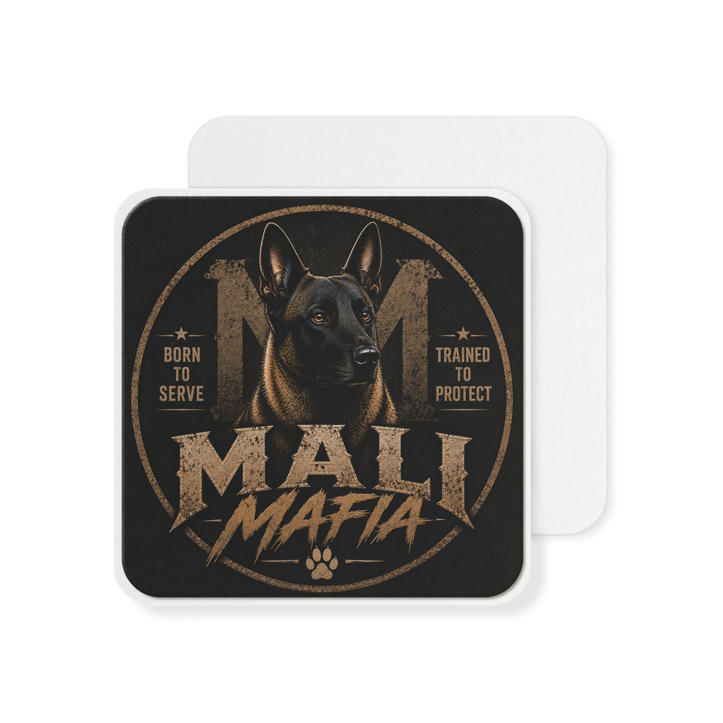 Mali Mafia Dog Coasters - Born to Serve, Trained to Protect (Set)
